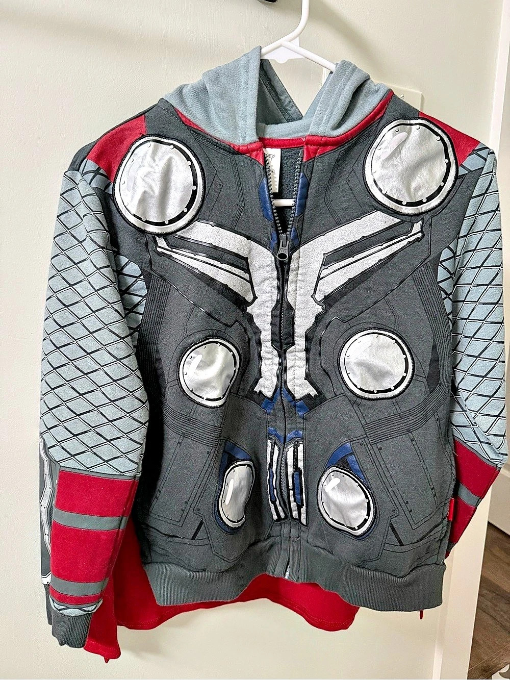Disney’s Thor Zip Up Hoodie Size 9/10 Like New